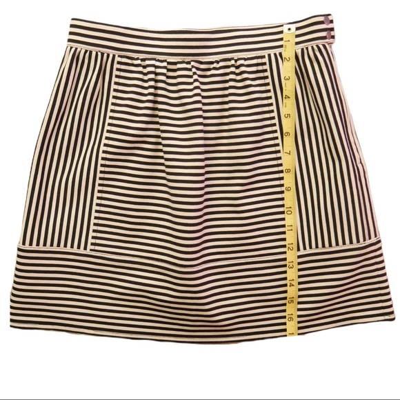 MADEWELL Swivel Ponte Striped Skirt Size 4 - Picture 7 of 8
